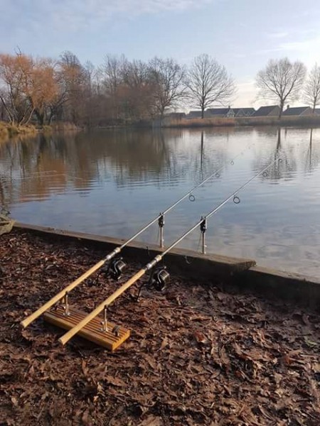 2 rod carp set up