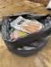 Bin bag of sealed frozen deadbaits