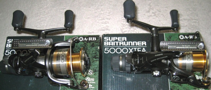 2 x Shimano 6000 XTEA super baitrunner reels
