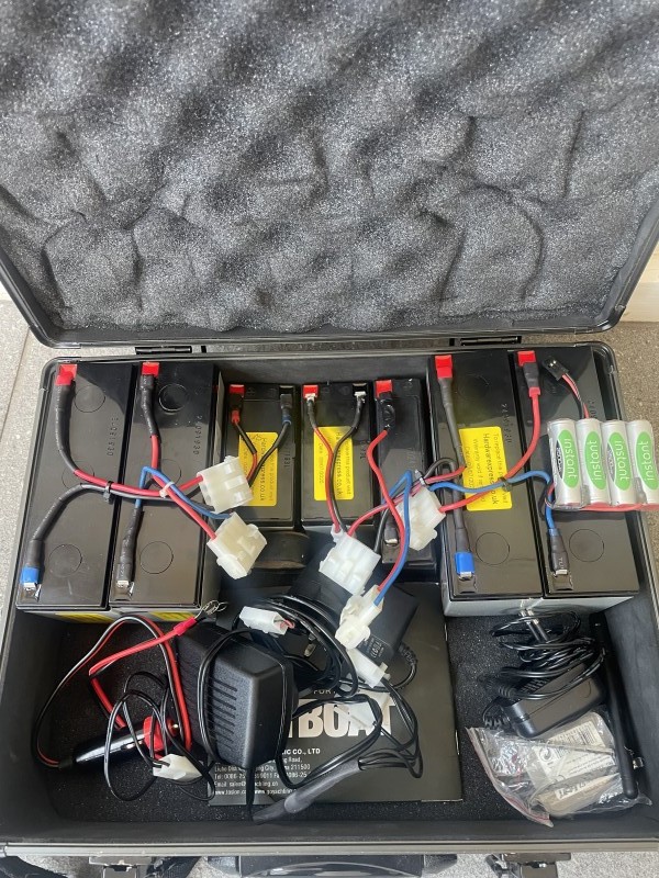 Extra batteries and extra chargers 